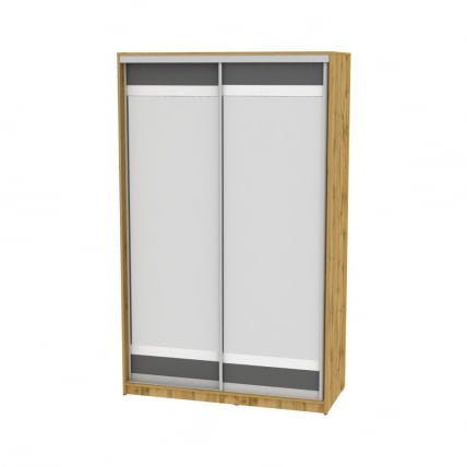 Шкаф-купе B-230х135х60-1(ДВ-Графит-D10D10)_0