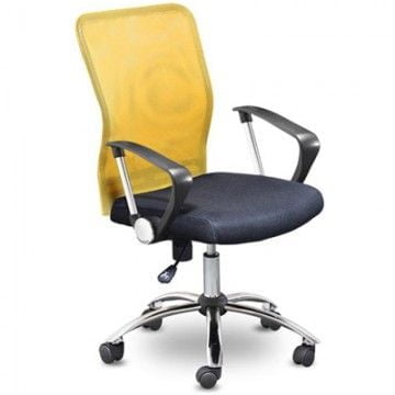 Кресло EChair-203 PTW net 289488 Черно-оранжевое_0