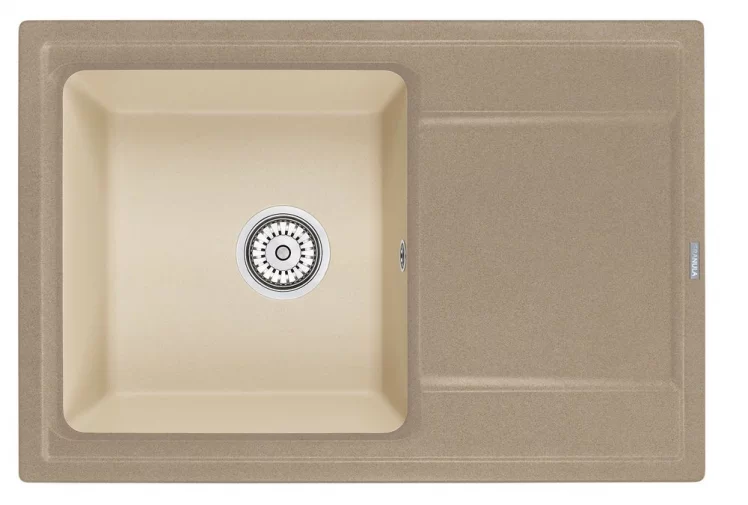 Кухонная мойка HIBRID HI-74 Песок-брют_0