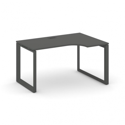 Стол рабочий эргономичный Стайл Проджект СН-59О.СПА-022(Р) Антрацит/Металл Антрацит/Черный Заглушка / SN-59O.SPA-022(R)_0
