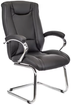 Кресло для посетителей King CF экокожа Черный_3