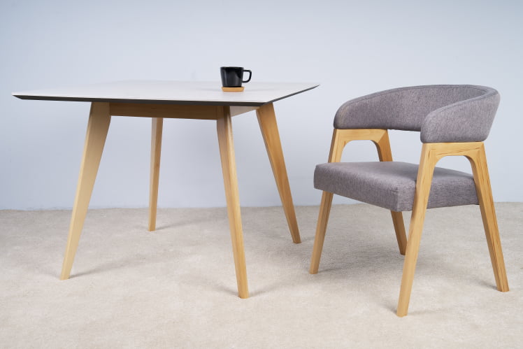 Стол Лунд 960*960 мрамор Бианко Темный орех_5