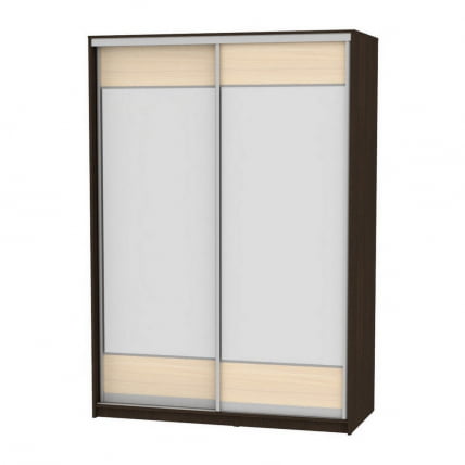 Шкаф-купе B-230х160х60-2(Венге-ДМ-D8D8)_0