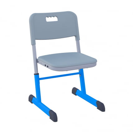 Стул ученический СМАРТЙ регулируемый по высоте (рост 3-5) Синий/Серый / SMARTY_0