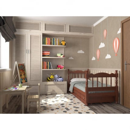 Кровать Алёнка 200х90 Орех_2