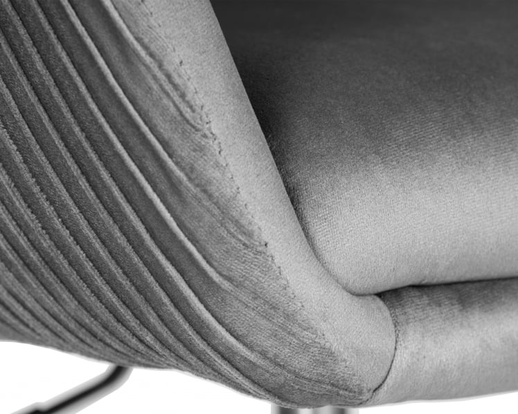 Кресло дизайнерское DOBRIN EDISON (серый велюр (1922-19))_7