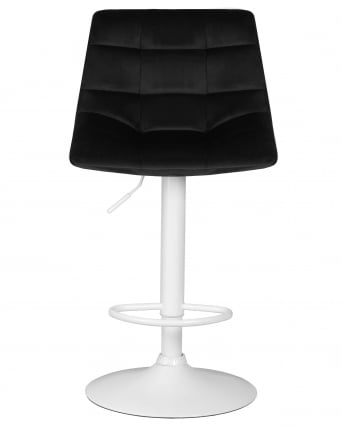 Стул барный DOBRIN TAILOR WHITE (черный велюр (MJ9-101))_6