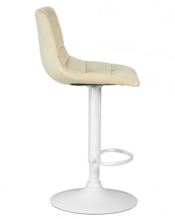 Стул барный DOBRIN TAILOR WHITE (бежевый велюр (MJ9-10)) 2 шт_3
