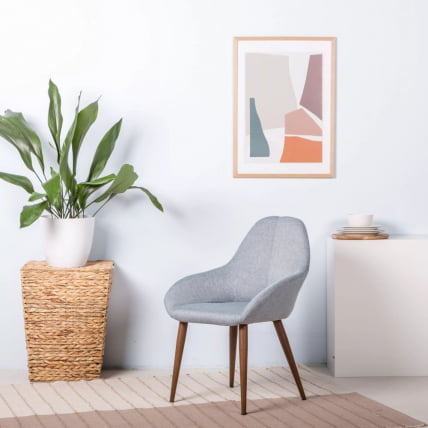 Стул Kent Блю/Натуральный Дуб_3