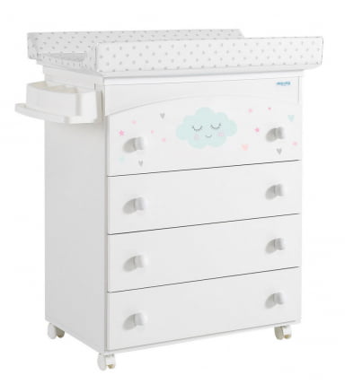 Комод пеленальный Micuna Lili B-970 White Stars Grey_0