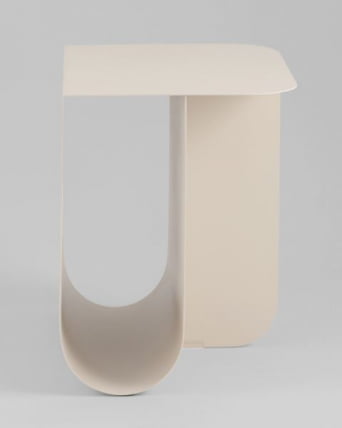 Журнальный столик Laure металл светло-серый_7