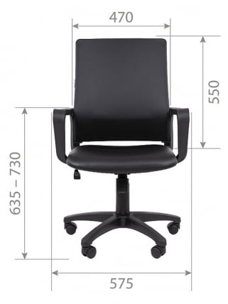 Офисное кресло Chairman 606 Черное_13