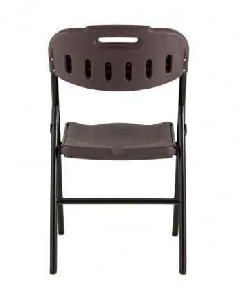 Стул складной банкетный коричневый под дерево_5