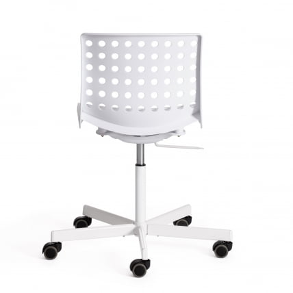 Офисное кресло SKALBERG OFFICE (mod. C-084-B) / 1 шт. в упаковке металл/пластик, White (белый)_3