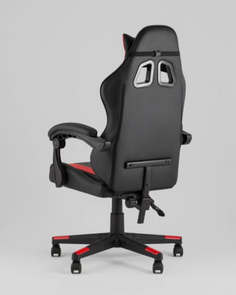 Кресло спортивное ТопЧаирс Коммандер черно-красный / TopChairs Commander_4