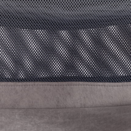 Кресло PROFIT (мп) PROFIT (мп) флок/ткань, серый, 29/W-12_8