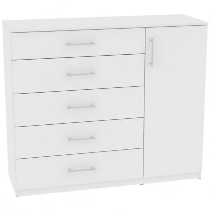 Комод Калисто(K41)1147х1352х468ручкарейлинг160мм(Белый)_0