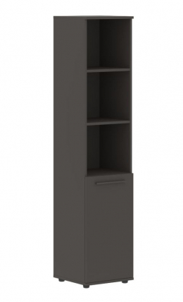 Шкаф-колонка с глухой малой дверью EDIS EHCS 42.5 Мокко Мокко Мокко_0