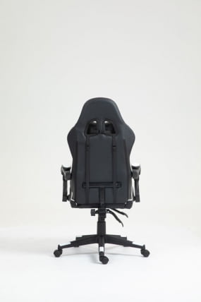 Кресло спортивное TopChairs Shadow черно-белый_7