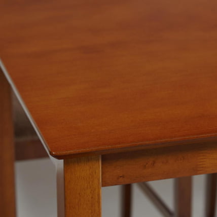 Обеденный комплект Хадсон (стол + 4 стула) Хадсон (стол + 4 стула)/ Hudson Dining Set дерево гевея/мдф, стол: 110х70х75см / стул: 44х42х89см, Espresso, ткань кор.-зол. (1505-9)_1