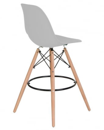 Стул барный DOBRIN DSW BAR (ножки светлый бук, цвет сиденья светло-серый (GR-01)) 2 шт_4