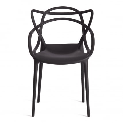 Стул Кат Чаир (мод. 028) пластик, 53 кс 59 кс 82,5 см, черный (Блаcк 3010) / Cat Chair (mod. x x (Black_4
