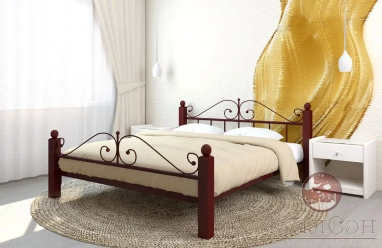 Кровать Диана Lux plus 1800х2000 Медная_1