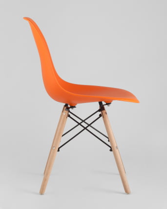Стул Eames DSW 4 шт. Оранжевый_4