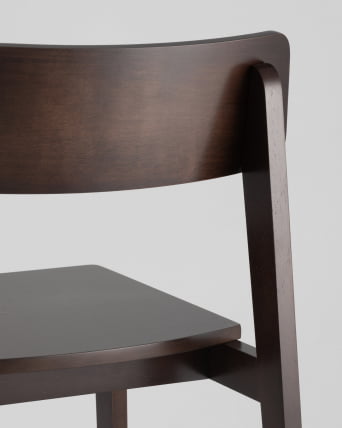 Стул ОДЕН ВООД кс2 из массива гевеи Эпрессо / ODEN WOOD x2_6