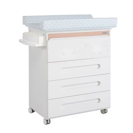 Комод пеленальный Micuna Magic Mum B-1845 White/Waterwood_0