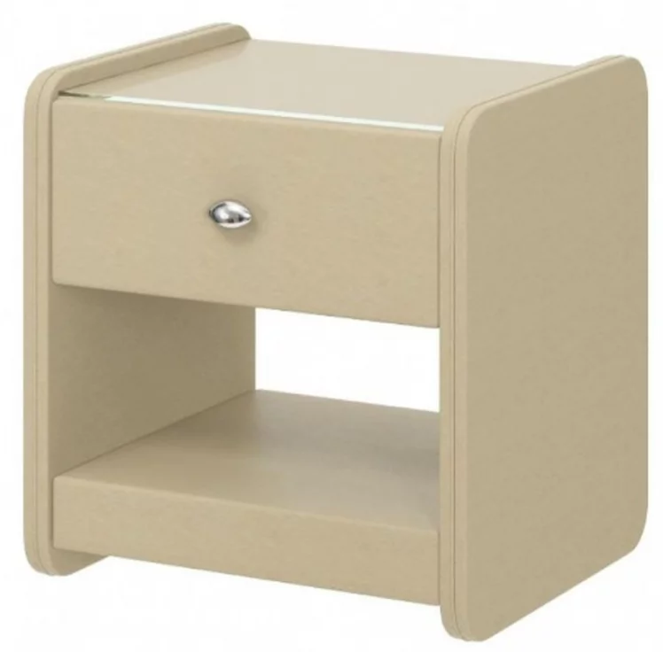 Тумба прикроватная с 1 ящиком №2 Бежевая_0