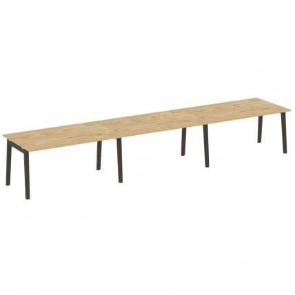 Стол переговорный (3 столешницы) ONIX WOOD OW.PRG-3.4 Тиквуд Светлый/Темный_0
