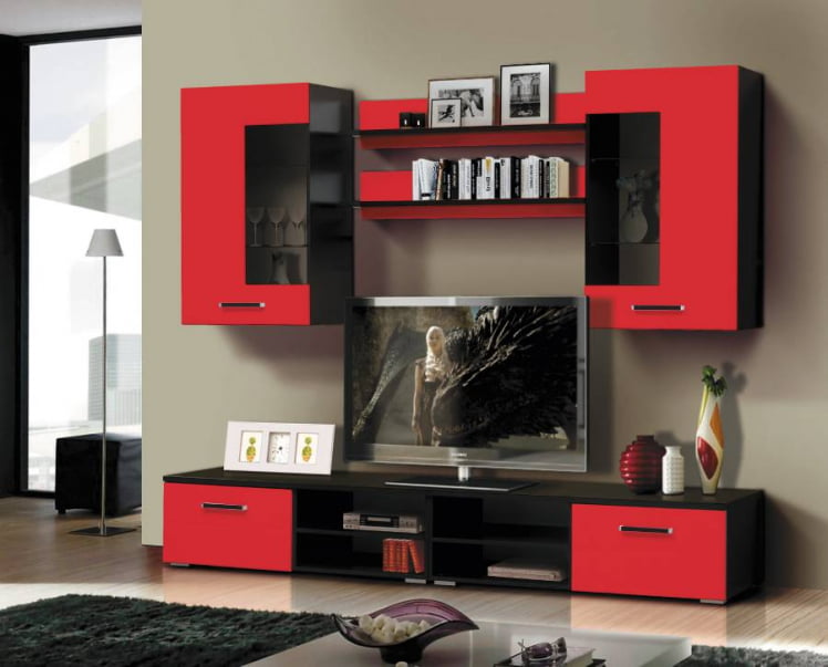 Набор мебели для гостиной Грация 1.4 МДФ матовый Венге_0