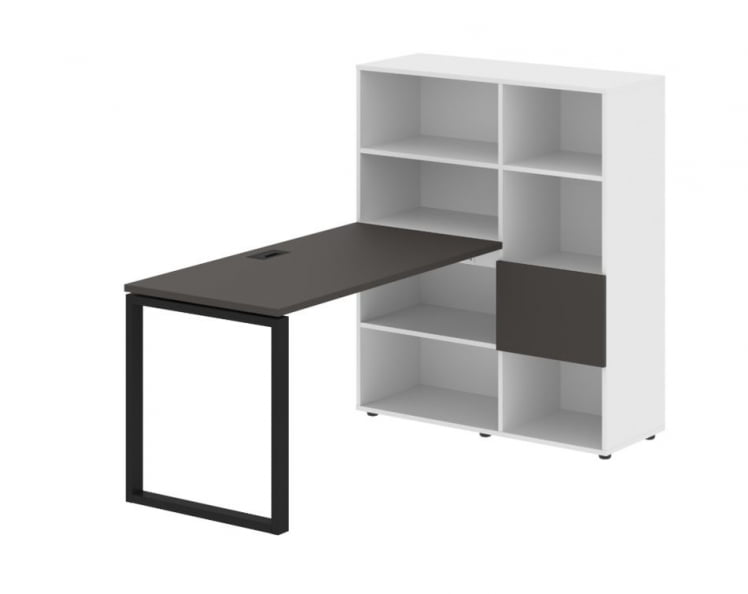 Рабочая станция EDIS EQRST 1113 Мокко Черный Белый Рабочая станция EDIS EQRST 1113 Мокко Черный Белый_0