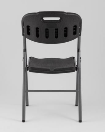 Стул складной банкетный черный пластиковый_5