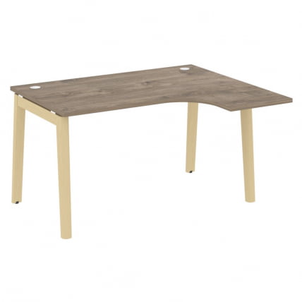 Стол эргономичный правый ONIX WOOD OW.SA-3(R) Тиквуд Темный/Светлый_0