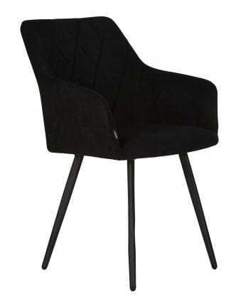Стул обеденный DOBRIN ROBY велюр Catania Black_1