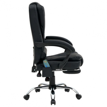 Кресло офисное CROMEX (КРОМЕКС) Lounge MS-007 экокожа черное_10