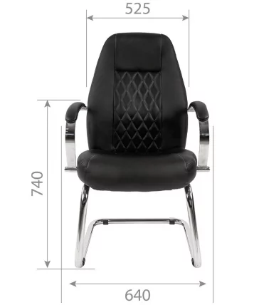 Кресло для посетителя CHAIRMAN 950V Черный_3