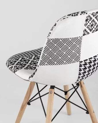 Стул Eames DSW Пэчворк Черно-белый_4