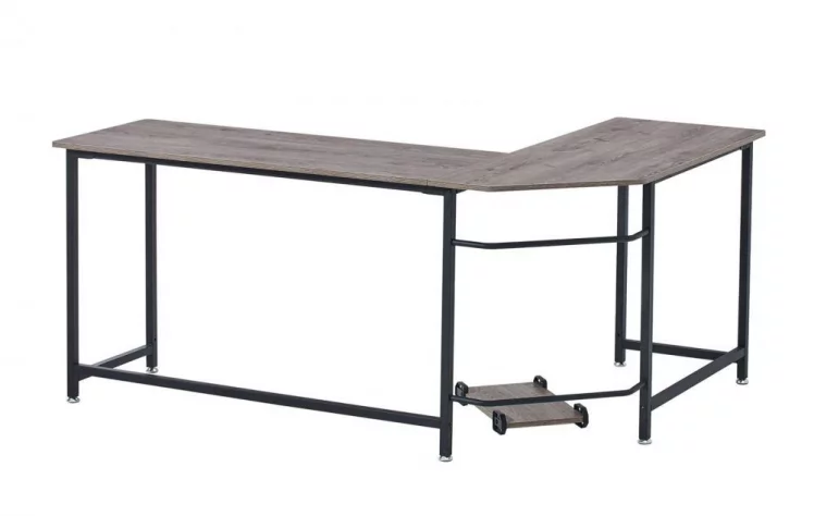 Угловой письменный стол KIWI Черный дуб BLACK OAK_6