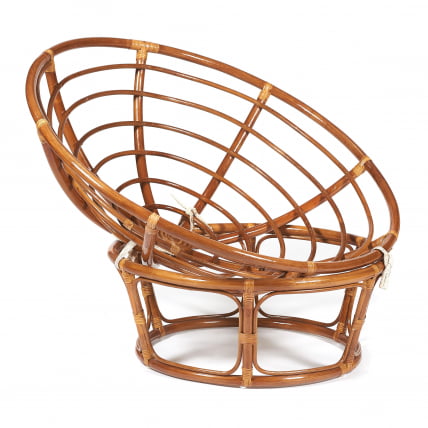 Кресло PAPASAN/ПАПАСАН 23/01 W /без подушки/ 115х101х104 см, Pecan (орех)_0