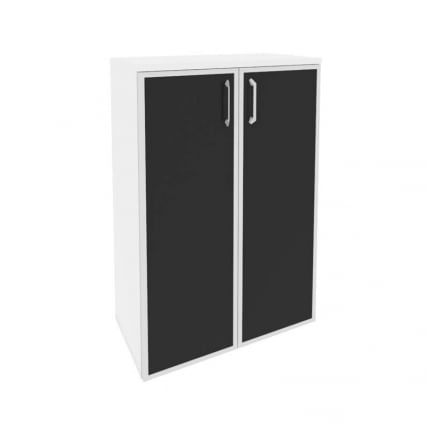 Шкаф средний широкий ONIX O.ST-2.4R black Белый Бриллиант_0