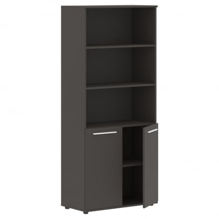 Шкаф с одним комплектом глухих малых дверей EDIS EHCS 85.5 Мокко Белый Мокко_1