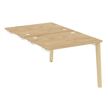 Стол-приставка двойной к опорным элементам ONIX WOOD OW.D.SPR-1.8 Тиквуд Светлый/Светлый_0