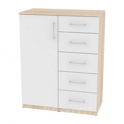 Комод Калисто(K36)1147х902х468ручкарейлинг160мм(ДСС-Белый)_0