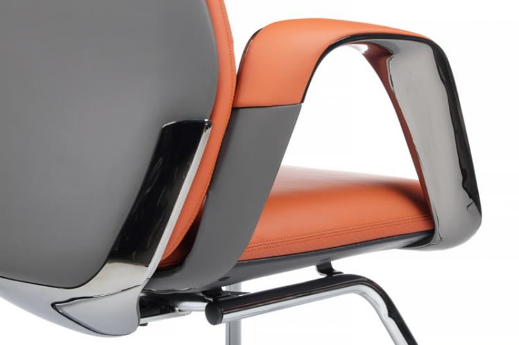 Кресло Napoli-SF YZPN-YR022 Оранжевый/Серый_7