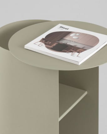 Журнальный столик Floire металл оливковый_8