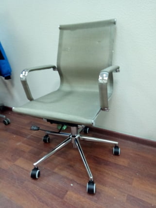 Кресло офисное Хельмут LB HA-102-04 низкая спинка Бронзовый_4