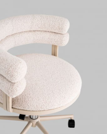 Стул офисный Ponty светло-серый серые ножки_12